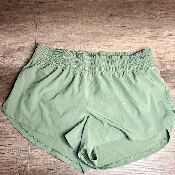 Women's DSG Green Athletic Shorts - Picture 1 of 3